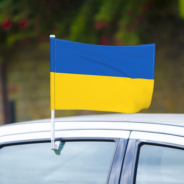 Automobilinė Ukrainos vėliava