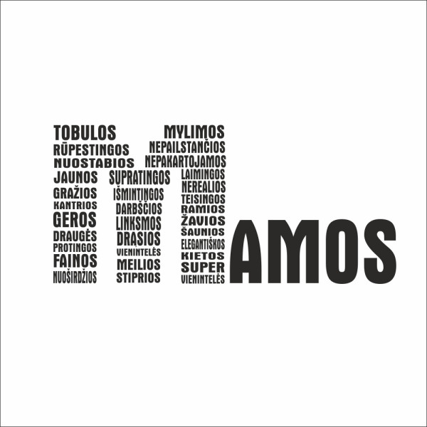 Dekoratyvinė pagalvėlė "Mamos"