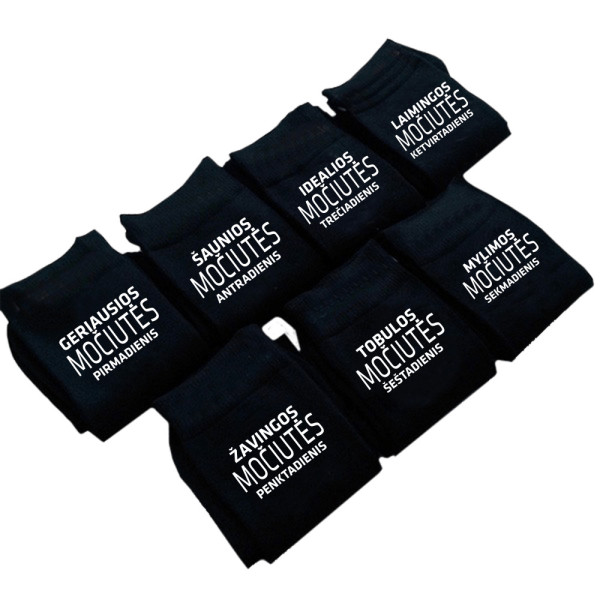 Moteriškų kojinių komplektas Močiutės savaitei