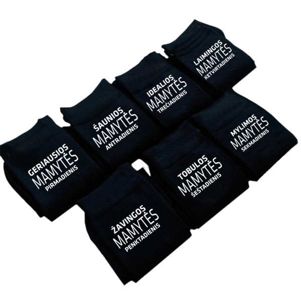 Moteriškų kojinių komplektas "Mamos savaitei"