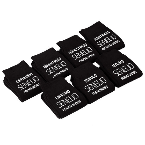 Kojinių komplektas "Senelio savaitei"