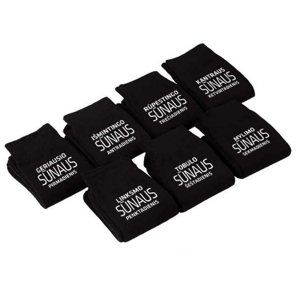 Kojinių komplektas "Geriausio sūnaus savaitei"