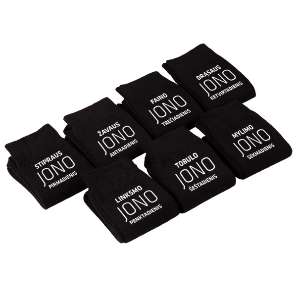 Kojinių komplektas "JONO savaitei"