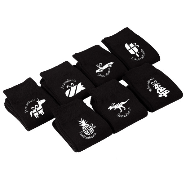 Kojinių komplektas "Kalėdiniai žaisliukai"