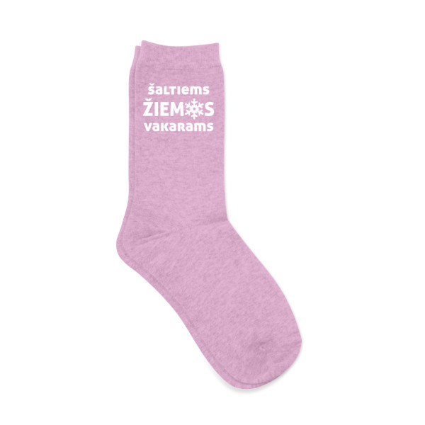 Moteriškos kojinės "Šaltiems žiemos vakarams"