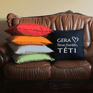 Dekoratyvinė pagalvėlė "Gera Tave turėti, Tėti"