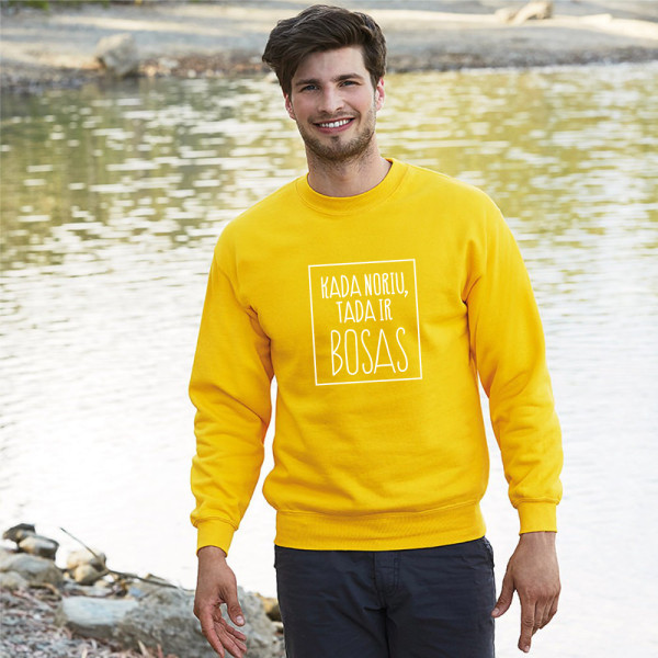 Džemperis "Kada noriu tada ir bosas" (be kapišono)