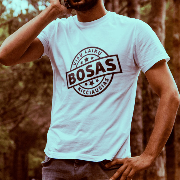 Marškinėliai "Visų laikų kiečiausias bosas"