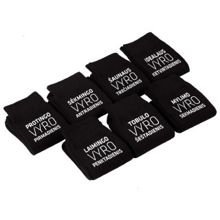 Kojinių komplektas "Mylimo vyro savaitei"