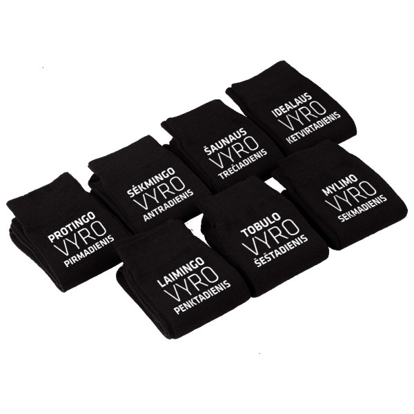 Kojinių komplektas "Mylimo vyro savaitei"