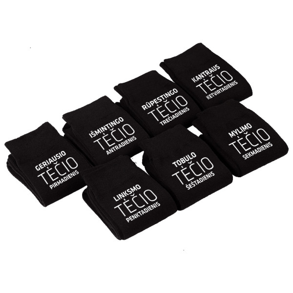 Kojinių komplektas "Geriausio Tėčio savaitei"