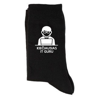 Kojinės "Kiečiausias IT guru"