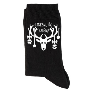 Kojinės "Linksmų Šv. Kalėdų"