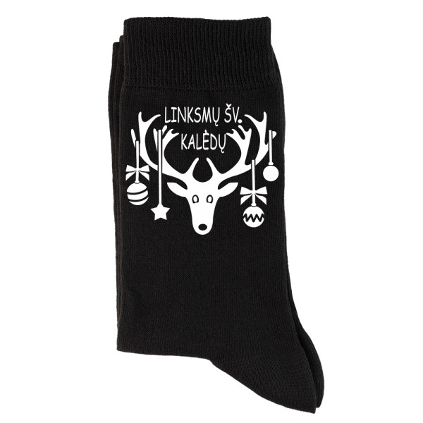 Kojinės "Linksmų Šv. Kalėdų"