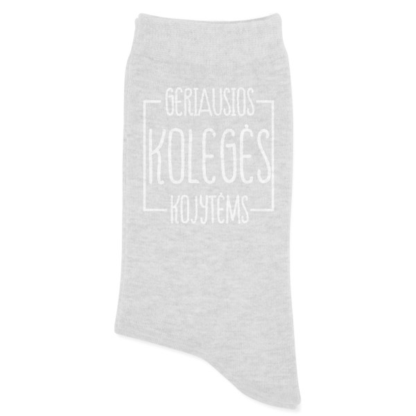 Moteriškos kojinės "Geriausios kolegės kojytėms"