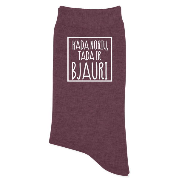 Moteriškos kojinės "Kada noriu tada ir bjauri"