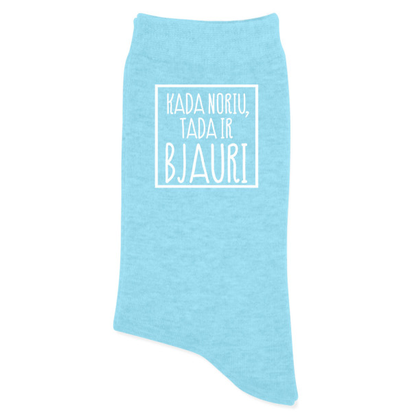 Moteriškos kojinės "Kada noriu tada ir bjauri"