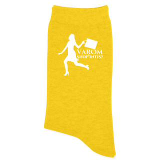 Moteriškos kojinės "Varom shopintis"