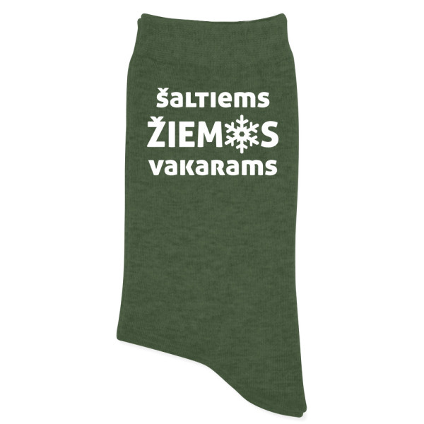 Moteriškos kojinės "Šaltiems žiemos vakarams"