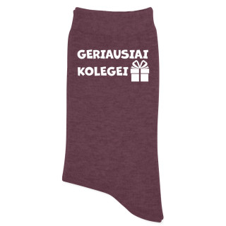 Moteriškos kojinės "Geriausiai kolegei"