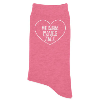 Moteriškos kojinės "Mieliausias padarėlis žemėje"