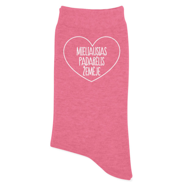 Moteriškos kojinės "Mieliausias padarėlis žemėje"