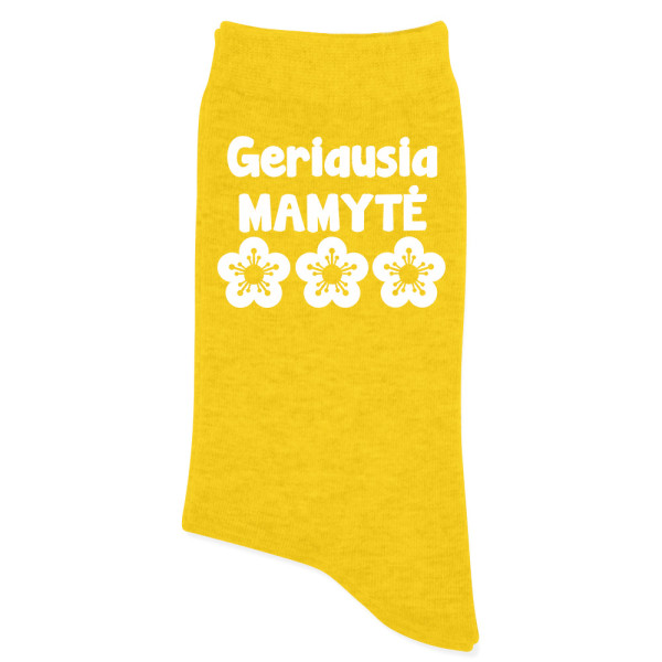 Moteriškos kojinės "Geriausia Mamytė"