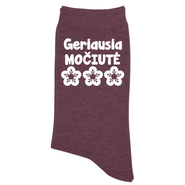 Moteriškos kojinės "Geriausia Močiutė"