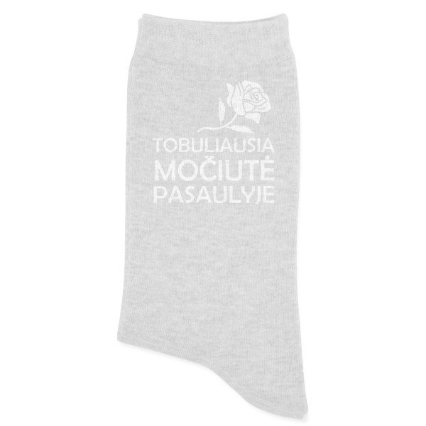 Moteriškos kojinės "Tobuliausia Močiutė pasaulyje"