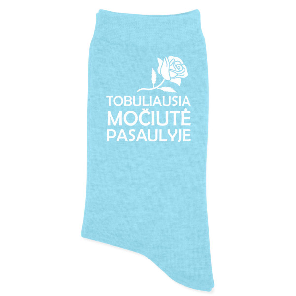 Moteriškos kojinės "Tobuliausia Močiutė pasaulyje"