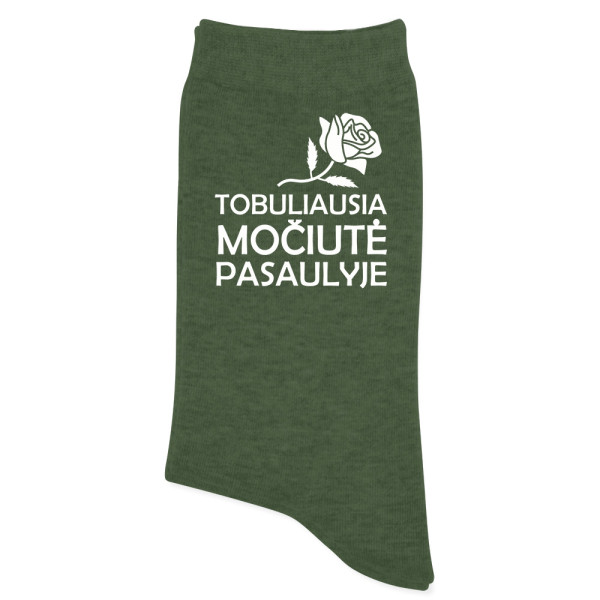 Moteriškos kojinės "Tobuliausia Močiutė pasaulyje"