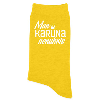 Moteriškos kojinės "Man Karūna nenukris"
