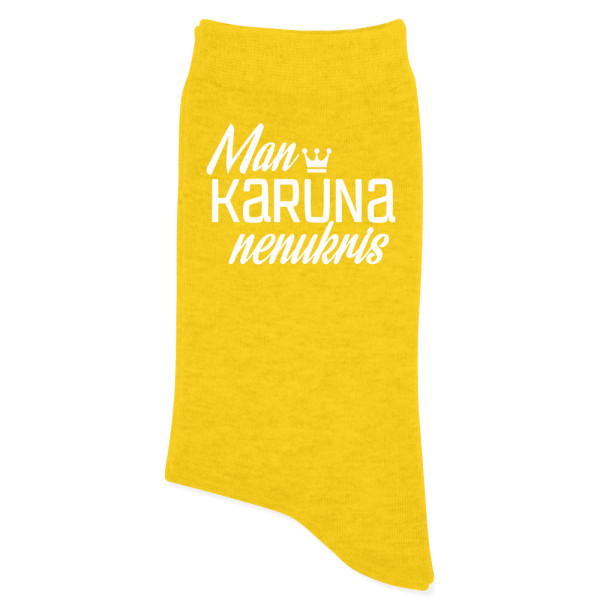 Moteriškos kojinės "Man Karūna nenukris"