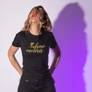 Moteriški marškinėliai "Auksinė moteris"