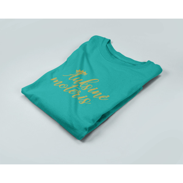 Moteriški marškinėliai "Auksinė moteris"