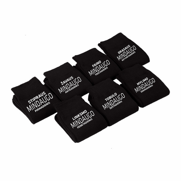 Kojinių komplektas "MINDAUGO savaitei"