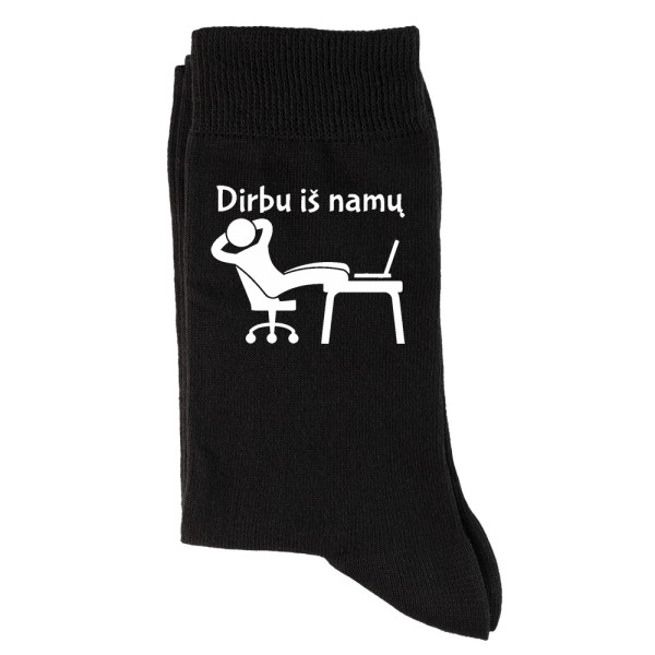 Kojinės "Dirbu iš namų"