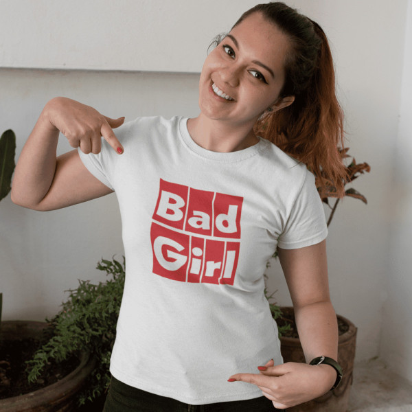 Moteriški marškinėliai "Bad Girl"