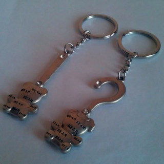 Raktų pakabukai "Meškučiai" (2vnt.)