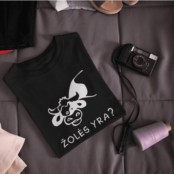 Moteriški marškinėliai "Žolės yra?"