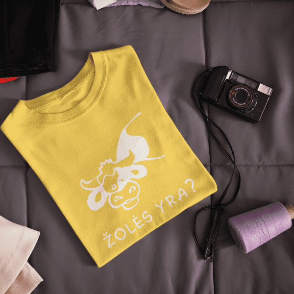 Moteriški marškinėliai "Žolės yra?"