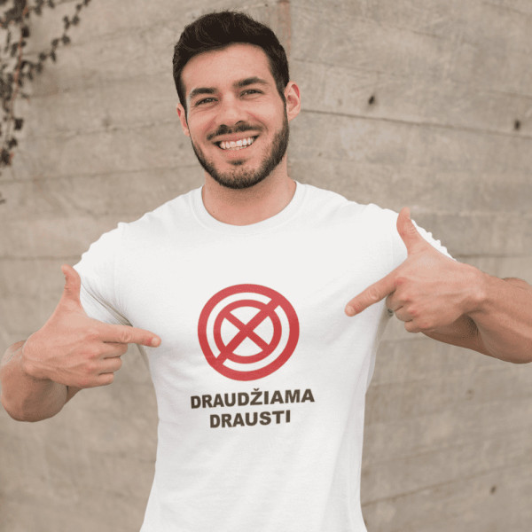 Marškinėliai "Draudžiama drausti"