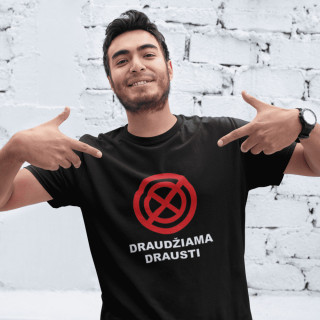 Marškinėliai "Draudžiama drausti"