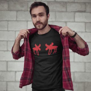 Marškinėliai "Du briedžiai"