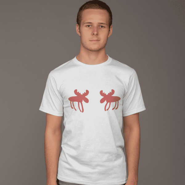 Marškinėliai "Du briedžiai"