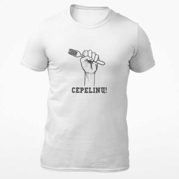 Marškinėliai "Noriu cepelinų!"