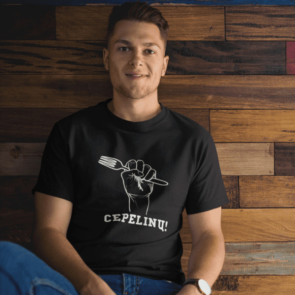 Marškinėliai "Noriu cepelinų!"