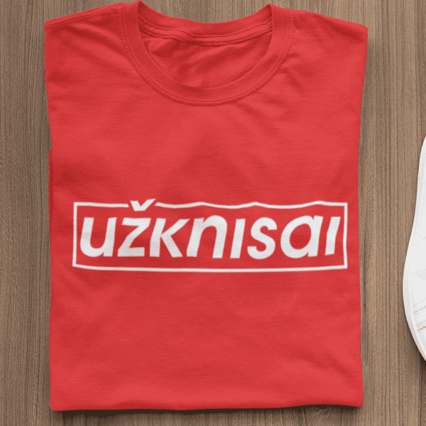 Moteriški marškinėliai "Užknisai"