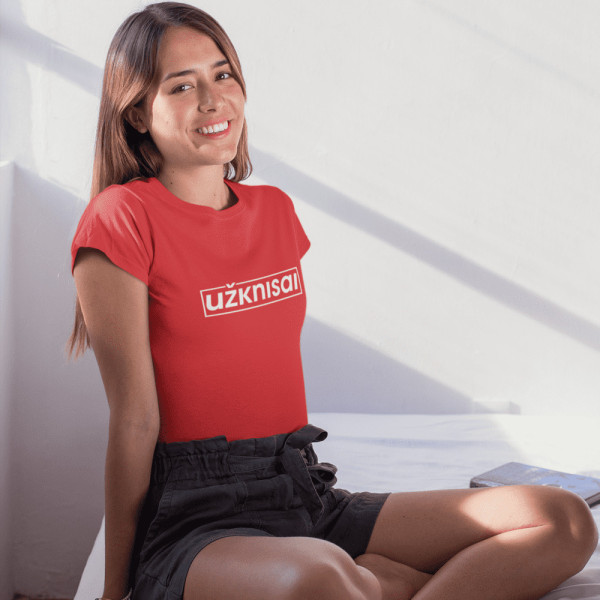 Moteriški marškinėliai "Užknisai"
