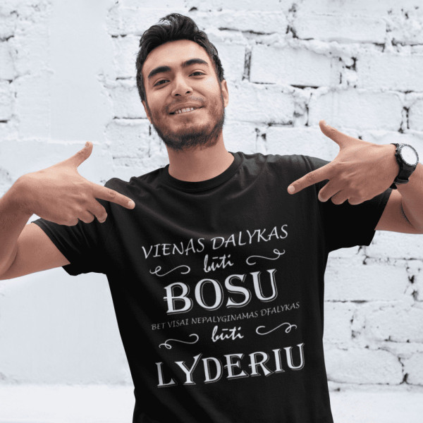 Marškinėliai "Vienas dalykas būti bosu"